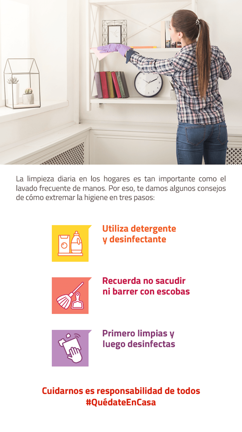 Limpieza y desinfección Casa