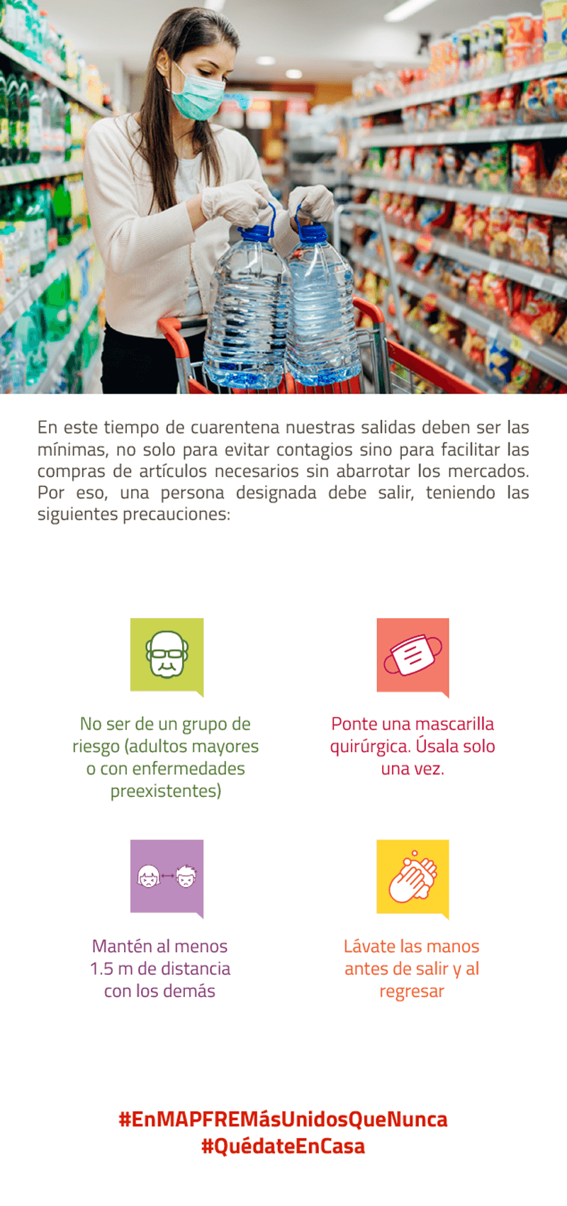 Prevención salir y entrar casa