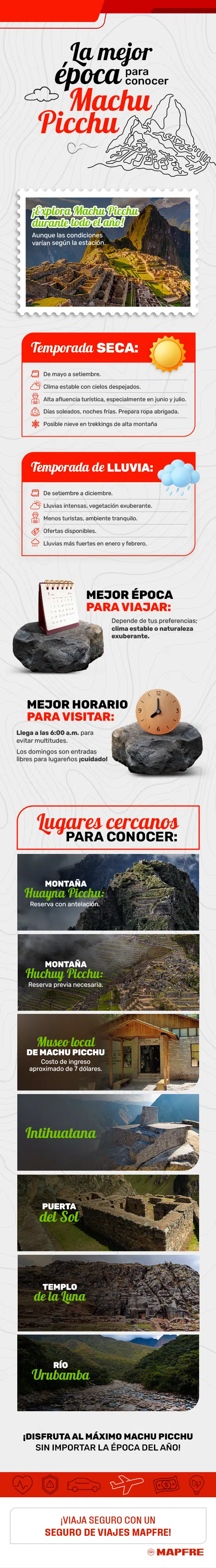 Esta es la mejor época para viajar Machu Picchu de forma segura<br />
