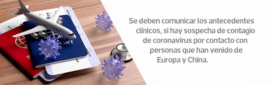 Cómo actuar ante síntomas de coronavirus