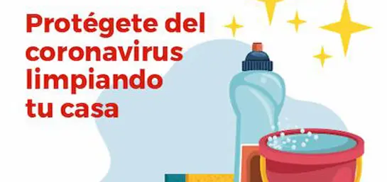 Protégete del Coronavirus limpiando correctamente tu casa