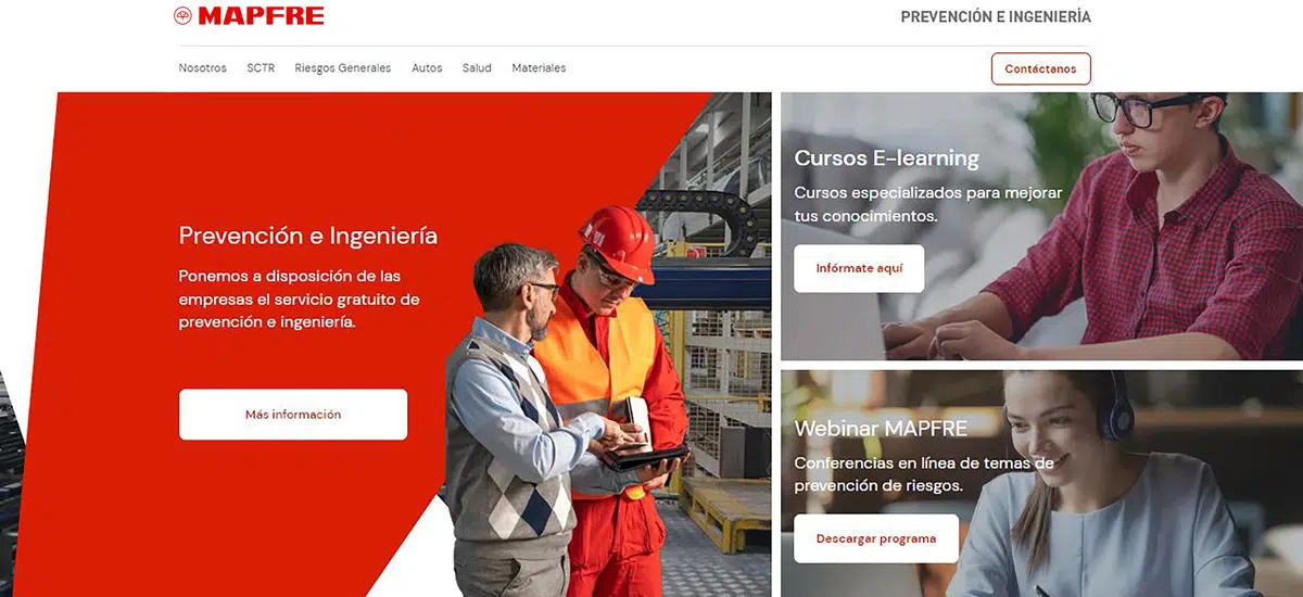 portal web de prevención