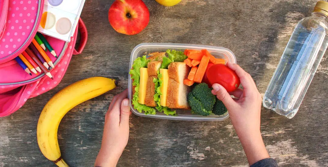 Opciones de lonchera saludable para el colegio