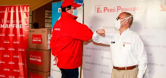 Fundación MAPFRE hizo entrega de equipos de protección al Ministerio de Salud del Perú