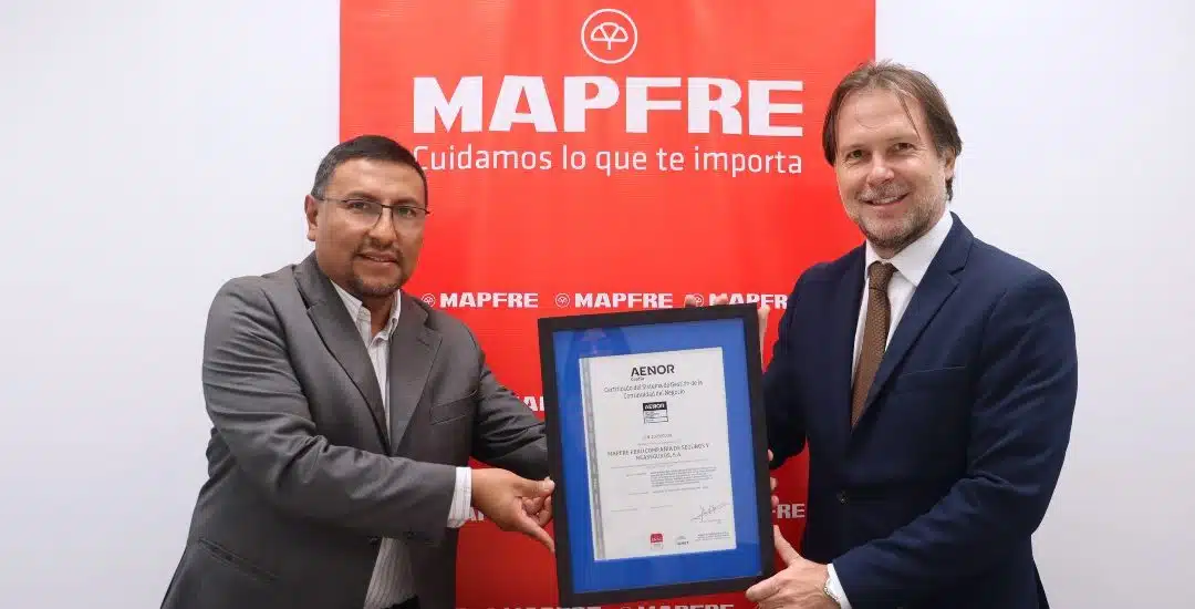 MAPFRE Perú certifica su sistema de gestión de continuidad de negocio con AENOR