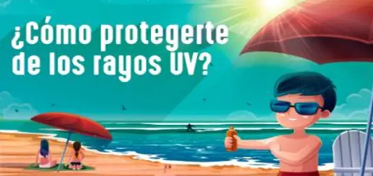 Cómo protegerte de los rayos UV – Infografía