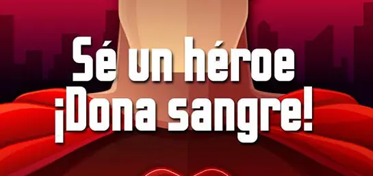 Sé un héroe ¡Dona sangre! – Infografía Mapfre